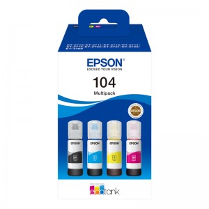 Tinteiro Epson 104 EcoTank 4-Cores Multipack